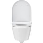 Sada podomítkový WC modul Duravit DuraSystem WD1011000000, WC mísa se sedátkem s pomalým sklápěním Duravit D-Neo 45880900A1, WD5001011000