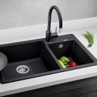 Sada granitový dřez Blanco Legra 8 526223, kuchyňská baterie Oltens Lista 35202100