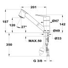 Sada ocelový dřez Teka Universe 115170006, kuchyňská baterie Teka IN 469781200