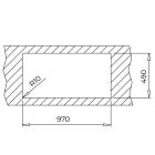 Sada ocelový dřez se sifonem Teka Brooklyn 115100023, kuchyňská baterie Teka Brooklyn 116030056