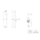 Sada sprchová baterie Villeroy & Boch Universal Taps & Fittings TVS00001700061, sprchová sada Villeroy & Boch Verve Showers TVS10900700061