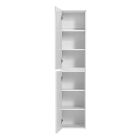 Sada zrcadlo Comad Apollo LUSTRO APOLLO BLACK, skříňka Comad Iconic White ICONIC WHITE 80-01-D-2D, ICONIC WHITE 82-60-D-1S, UN-WIKI-SW, SANTA FE OAK 89-060-A