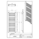 Sada elektrický radiátor Luxrad Kastor Elektro KAST1215480S040ERG, elektrický ohřívač Luxrad GLX GLX400CZ