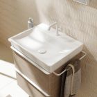 Sada skříňka Hansgrohe Xelu Q 54025700, umyvadlo Hansgrohe Xelu Q 61016450