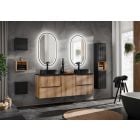 Sada skříňka Comad Nova Oak NOVA OAK A 82-60-2S, skříňka Comad Nova Oak NOVA OAK 81-20-39, NOVA OAK A 89-80