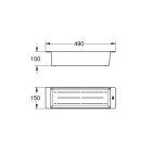 Sada granitový dřez Grohe K400 31639AP0, odkapávací miska Grohe 40853SD0, 31368001, 40854SD0