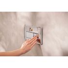 Sada WC mísa se sedátkem s pomalým sklápěním Hansgrohe EluPura Q 60293450, podomítkový WC modul Hansgrohe iFrame universal 01022180, 66001000