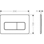 Sada WC mísa se sedátkem s pomalým sklápěním Hansgrohe EluPura Q 60293450, podomítkový WC modul Hansgrohe iFrame universal 01022180, 66001000
