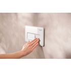 Sada WC mísa se sedátkem s pomalým sklápěním Hansgrohe EluPura Q 60293450, podomítkový WC modul Hansgrohe iFrame universal 01022180, 66001450
