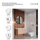 Sada WC mísa se sedátkem s pomalým sklápěním Cersanit Zen S701-428, modul pro závěsné WC s tlačítkem Cersanit S701-778