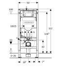 Sada WC mísa se sedátkem s pomalým sklápěním Geberit iCon 503.048.00.8, podomítkový WC modul Geberit Duofix 111.320.00.6