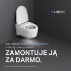 Sada bidetové wc Geberit AquaClean Mera Classic 146.200.21.1, podomítkový WC modul Geberit Duofix 111.320.00.6