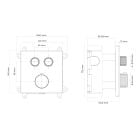 Sada vanová baterie Oltens Onega 34602610, hlavová sprcha Oltens Vindel 37006610, 39402610, 39304610, 37102610, 37200610