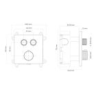 Sada vanová baterie Oltens Onega 34602910, hlavová sprcha Oltens Vindel 37006910, 39402910, 39304910, 37102910, 37200910