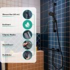 Sada sprchová baterie Hansgrohe Vernis Blend 71640670, sprchová sada Hansgrohe Activera Select S 28044670