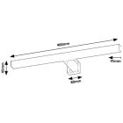 Sada zrcadlo Elita Oval RE067567000010, nástěnné svítidlo Rabalux Oliro 75048