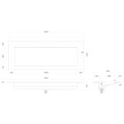 Sada skříňka Oltens Lun 60035060, umyvadlo Oltens Stila 40204000