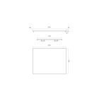 Sada skříňka Oltens Lun 60027000, deska na skříňku Oltens Lun 63024300