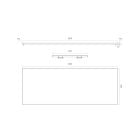 Sada skříňka Oltens Lun 60030000, deska na skříňku Oltens Lun 63027060