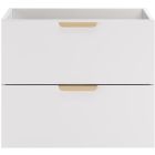 Sada skříňka Comad Aster White ASTER WHITE 82-60-46-2S, umyvadlo Comad Pati UN-PATI-MW3, CREMONA 89-60-46 M