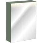 Sada skříňka Comad Sombra Green GREEN UN 84-60-2D, skříňka Comad Sombra Green SOMBRA GREEN 82-60-46-2S, SKY 1 BLACK MATT 60 DP ( E-8099-60 )