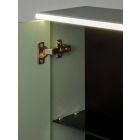 Sada skříňka Comad Sombra Green GREEN UN 84-60-2D, skříňka Comad Sombra Green SOMBRA GREEN 82-60-46-2S, SKY 1 BLACK MATT 60 DP ( E-8099-60 )
