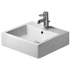 Duravit Vero umyvadlo 50x47 cm obdélníkový klasický-na pult bílá 0454500027