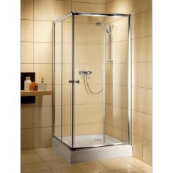 Radaway Classic C sprchový kout 80x80 cm čtvercový chrom lesk/grafitové sklo 30060-01-05
