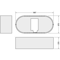 Duravit obklad vany 790415000000000