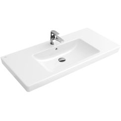 Villeroy & Boch Subway 2.0 umyvadlo 100x47 cm obdélníkový klasický-nábytkový-s pultem bílá 7175A001