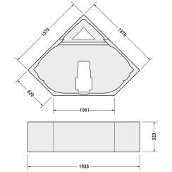 Duravit D-Code obklad vany 790476000000000