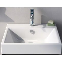 Catalano Zero umyvadlo 50x50 cm čtvercový klasický bílá 15QZE00