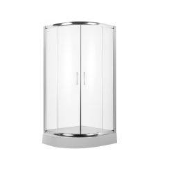 Deante Vanilla kabina półokrągła 90 cm szkło transparentne/profil chrom KTO051P