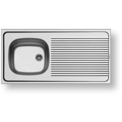 Pyramis Intl ocelový dřez 100x50 cm 100106601