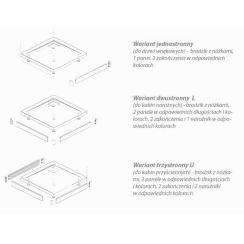 Radaway Argos C koncovka k panelům 003-019000101