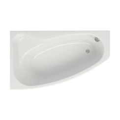 Cersanit Sicilia rohová vana 170x100 cm Levostranná bílá S301-097