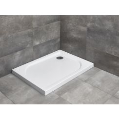 Radaway Delos D obdélníková sprchová vanička 80x75 cm bílá 4D87545-03