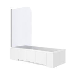Rea Topaz vanová zástěna 70 cm jednodílný chrom lesk/čiré sklo REA-W0087
