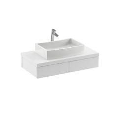 Ravak Formy skříňka 120x55x22 cm pod umyvadlo závěsná bílá X000001031