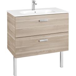 Roca Victoria Basic umyvadla se skříňkou 80 cm bříza A855852422