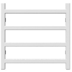 Terma Simple koupelnový radiátor žebříkový 72x50 cm bílá WZSIE072050K916S1U