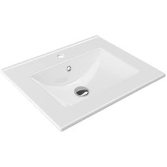 Excellent As umyvadlo 71x46.5 cm obdélníkový nábytkový-zápustný bílá CEEX.3617.700.WH