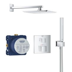 Grohe Grohtherm Cube sprchová sada pod omítku s termostatem StarLight Chrome 34741000