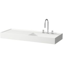 Laufen Kartell umyvadlo 120x60 cm obdélníkový nábytkový bílá lesk H8133324001121