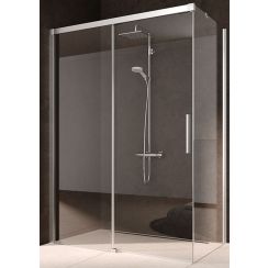 Kermi Nica sprchová zástěna 80 cm stříbrná lesk/průhledné sklo NITWL08020VPK