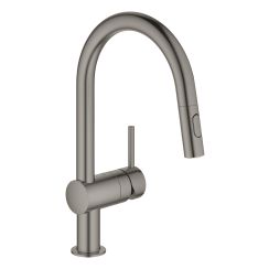 Grohe Minta kuchyňská baterie stojící Brushed Hard Graphite 32321AL2