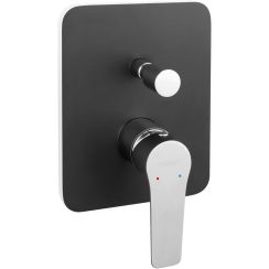 Ferro Adore Black vanová baterie pod omítku chrom BDR7PBLC