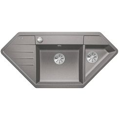 Blanco Lexa 9 E granitový dřez 107x51 cm šedá/grafitová/onyx 524992