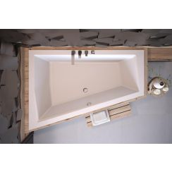 Besco Intima rohová vana 180x125 cm Levostranná bílá #WAID-180-SL