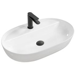 Rea Aura umyvadlo 60.5x40.5 cm oválný bílá REA-U7900